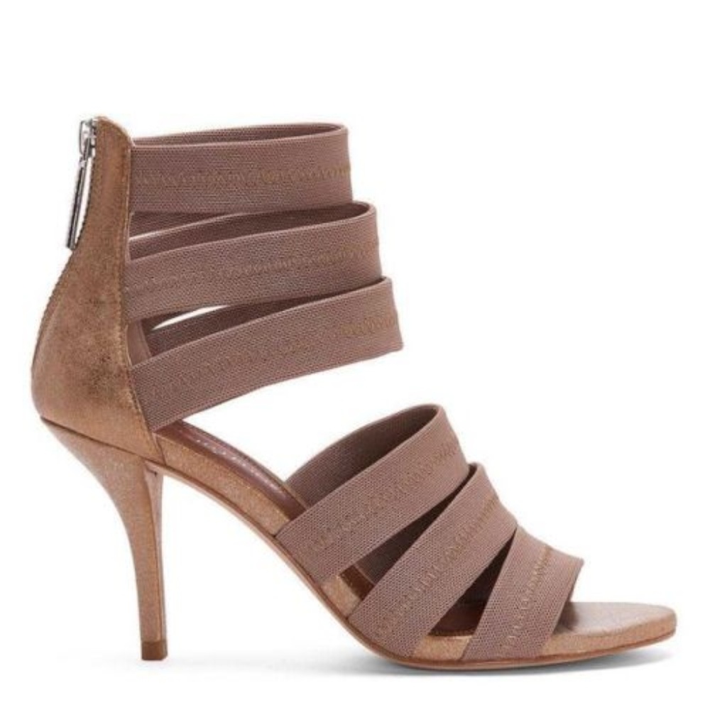 DONALD PLINER Lt Bronze GIGEE Heeled Sandals NEW